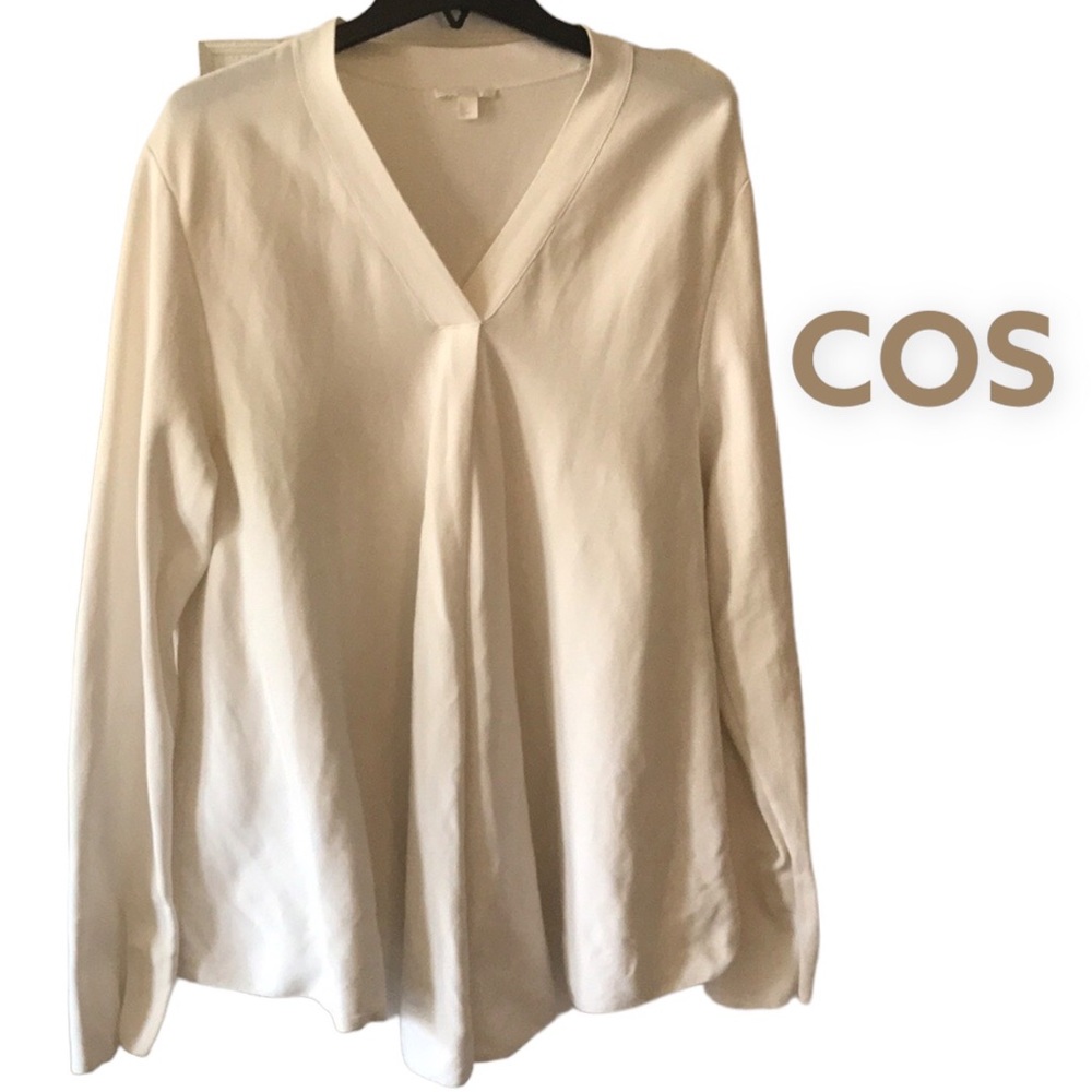 COS  Pleated Draped Top